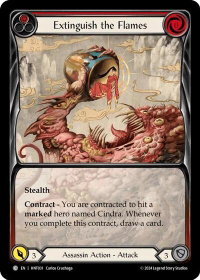Extinguish the Flames - The Hunted  #HNT031 - Common Flesh and Blood Trading Card