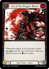 Art of the Dragon: Blood - The Hunted  #HNT071 - Majestic Flesh and Blood Trading Card