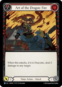 Art of the Dragon: Fire - The Hunted  #HNT075 - Rare Flesh and Blood Trading Card