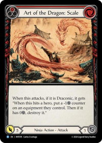 Art of the Dragon: Scale - The Hunted  #HNT076 - Rare Flesh and Blood Trading Card
