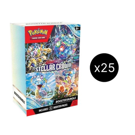 Stellar Crown Booster Bundle Case - SV07: Stellar Crown Pokémon trading card