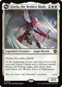 Gisela, the Broken Blade - Innistrad Remastered (INR) #24 - Mythic Magic: The Gathering Trading Card