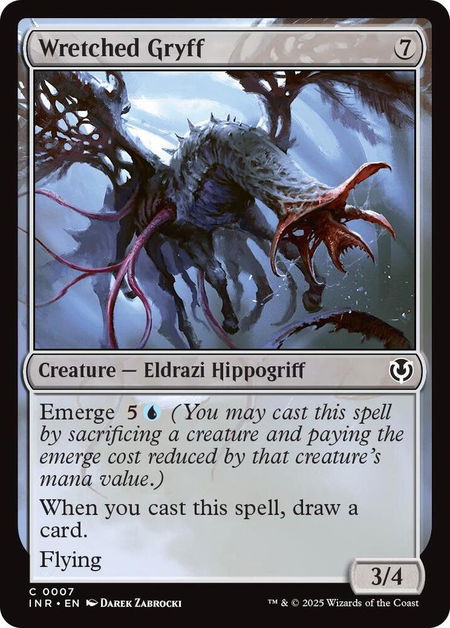Wretched Gryff - Innistrad Remastered Magic: The Gathering trading card