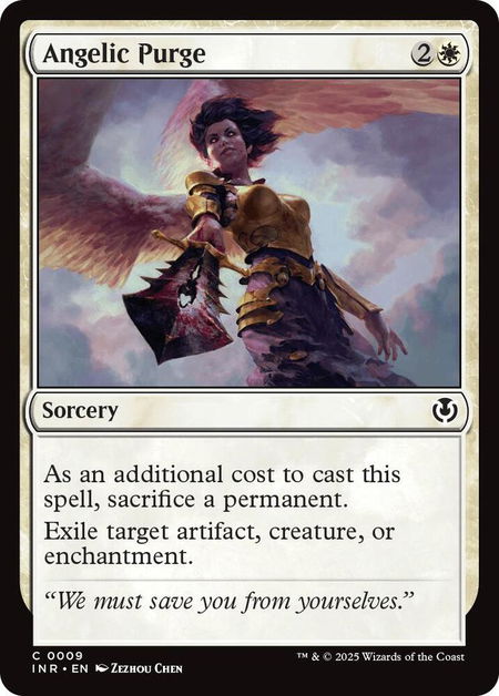 Angelic Purge - Innistrad Remastered Magic: The Gathering trading card