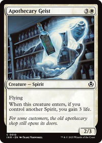 Apothecary Geist - Innistrad Remastered (INR) #10 - Common Magic: The Gathering Trading Card