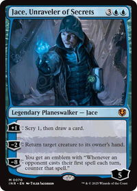 Jace, Unraveler of Secrets - Innistrad Remastered (INR) #70 - Mythic Magic: The Gathering Trading Card