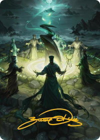 Cryptolith Rite Art Card (Gold-Stamped Signature) - Art Series: Innistrad Remastered (AAINR) #14 - Special Magic: The Gathering Trading Card