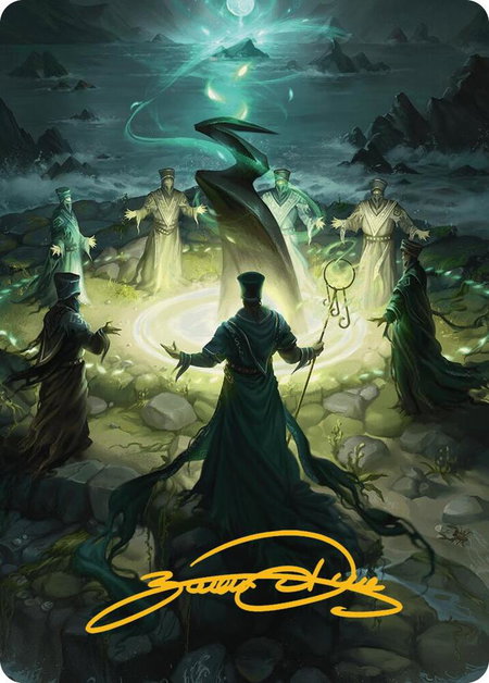 Cryptolith Rite Art Card (Gold-Stamped Signature) trading card from Art Series: Innistrad Remastered Cryptolith Rite Art Card (Gold-Stamped Signature) - Art Series: Innistrad Remastered Magic: The Gathering trading card