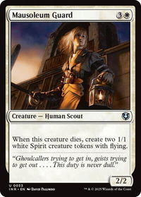 Mausoleum Guard - Innistrad Remastered (INR) #33 - Uncommon Magic: The Gathering Trading Card