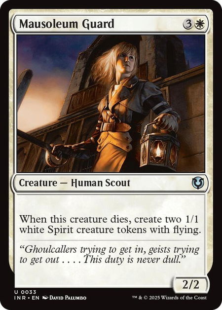 Mausoleum Guard - Innistrad Remastered Magic: The Gathering trading card