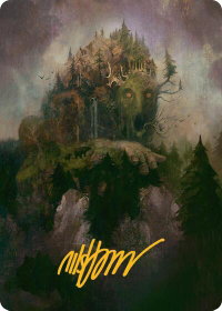 Cultivator Colossus Art Card (Gold-Stamped Signature) - Art Series: Innistrad Remastered (AAINR) #15 - Special Magic: The Gathering Trading Card