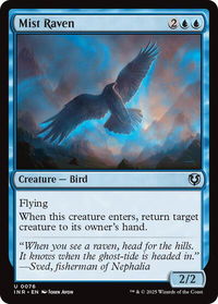 Mist Raven - Innistrad Remastered (INR) #76 - Uncommon Magic: The Gathering Trading Card