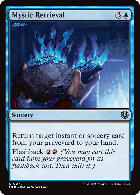 Mystic Retrieval - Innistrad Remastered Magic: The Gathering trading card