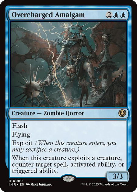 Overcharged Amalgam - Innistrad Remastered Magic: The Gathering trading card