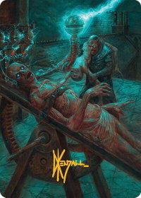 Rooftop Storm Art Card (Gold-Stamped Signature) - Art Series: Innistrad Remastered (AAINR) #8 - Special Magic: The Gathering Trading Card