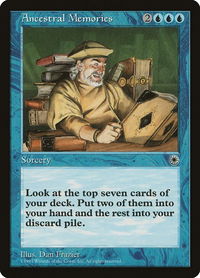 Ancestral Memories - Portal (POR) #40 - Rare Magic: The Gathering Trading Card