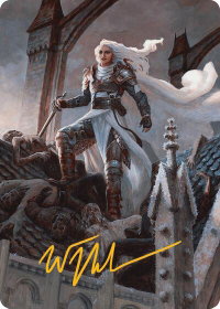 Thalia, Heretic Cathar Art Card (Gold-Stamped Signature) - Art Series: Innistrad Remastered (AAINR) #2 - Special Magic: The Gathering Trading Card