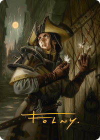 Thraben Inspector Art Card (Gold-Stamped Signature) - Art Series: Innistrad Remastered (AAINR) #3 - Special Magic: The Gathering Trading Card