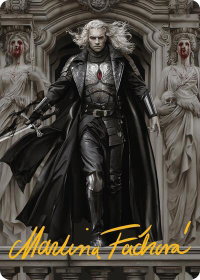 Sorin, Imperious Bloodlord Art Card (Gold-Stamped Signature) - Art Series: Innistrad Remastered (AAINR) #18 - Special Magic: The Gathering Trading Card