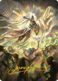 Vanquish the Horde Art Card (Gold-Stamped Signature) - Art Series: Innistrad Remastered (AAINR) #4 - Special Magic: The Gathering Trading Card