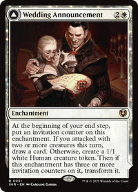 Wedding Announcement - Innistrad Remastered (INR) #51 - Rare Magic: The Gathering Trading Card