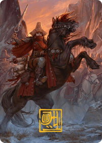 Zealous Conscripts Art Card (Gold-Stamped Signature) - Art Series: Innistrad Remastered (AAINR) #12 - Special Magic: The Gathering Trading Card