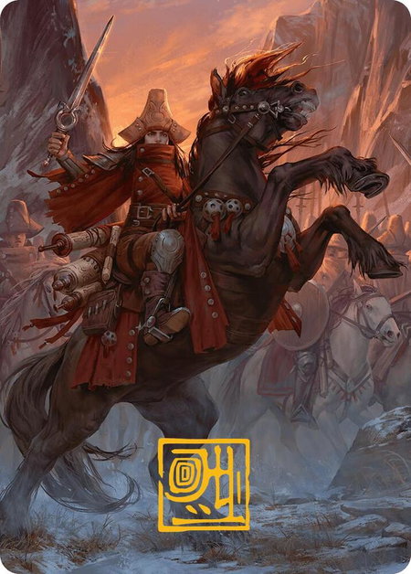 Zealous Conscripts Art Card (Gold-Stamped Signature) trading card from Art Series: Innistrad Remastered Zealous Conscripts Art Card (Gold-Stamped Signature) - Art Series: Innistrad Remastered Magic: The Gathering trading card