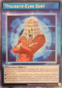 Thousand-Eyes Spell - Speed Duel: Tournament Pack 7 (STP7) #STP7-ENS02 - Common / Short Print YuGiOh Trading Card