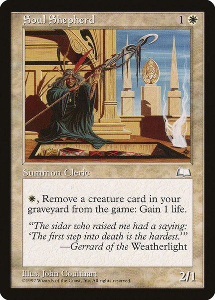 Soul Shepherd - Weatherlight Magic: The Gathering trading card