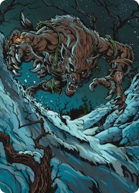 Ravager of the Fells Art Card trading card from Art Series: Innistrad Remastered Ravager of the Fells Art Card - Art Series: Innistrad Remastered Magic: The Gathering trading card