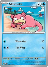 Slowpoke - SV: Prismatic Evolutions (PRE) #018/131 - Common Pokémon Trading Card