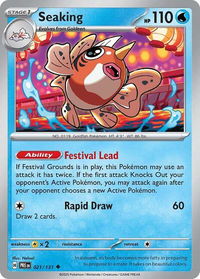 Seaking - SV: Prismatic Evolutions (PRE) #021/131 - Uncommon Pokémon Trading Card