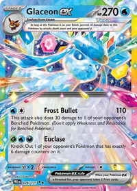 Glaceon ex - 026/131 - SV: Prismatic Evolutions (PRE) #026/131 - Double Rare Pokémon Trading Card