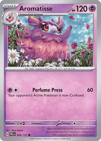 Aromatisse - SV: Prismatic Evolutions (PRE) #039/131 - Common Pokémon Trading Card