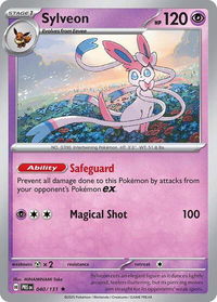 Sylveon - SV: Prismatic Evolutions (PRE) #040/131 - Rare Pokémon Trading Card