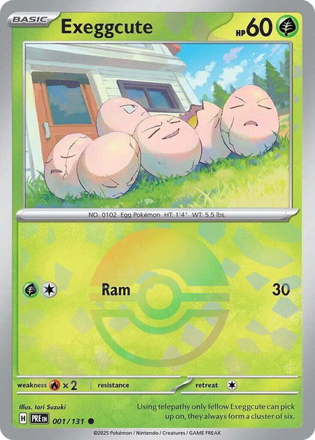 Exeggcute (Poke Ball Pattern) - SV: Prismatic Evolutions Pokémon trading card