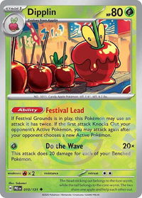 Dipplin (Poke Ball Pattern) - SV: Prismatic Evolutions (PRE) #010/131 - Uncommon Pokémon Trading Card