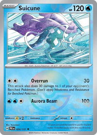 Suicune (Poke Ball Pattern) - SV: Prismatic Evolutions (PRE) #024/131 - Uncommon Pokémon Trading Card