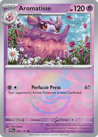 Aromatisse (Poke Ball Pattern) - SV: Prismatic Evolutions (PRE) #039/131 - Common Pokémon Trading Card