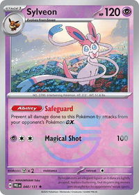 Sylveon (Poke Ball Pattern) - SV: Prismatic Evolutions (PRE) #040/131 - Rare Pokémon Trading Card