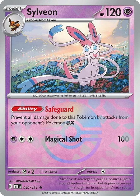 Sylveon (Poke Ball Pattern) - SV: Prismatic Evolutions Pokémon trading card