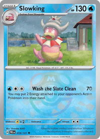 Slowking (Master Ball Pattern) - SV: Prismatic Evolutions (PRE) #019/131 - Uncommon Pokémon Trading Card