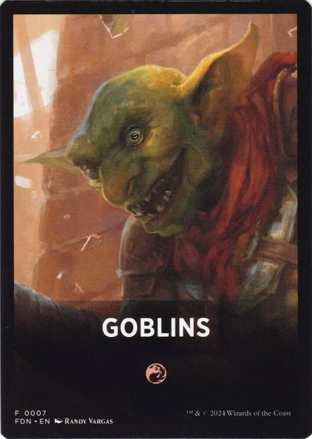 Goblins Theme Card - Foundations Magic: The Gathering trading card
