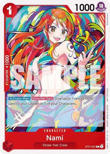 Nami (2025 New Year Event) - One Piece Promotion Cards One Piece trading card
