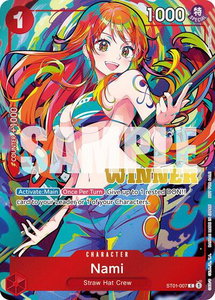 Nami (2025 New Year Event Winner) - One Piece Promotion Cards (OP-PR) #ST01-007 - Common One Piece Trading Card