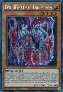 Evil HERO Dead-End Prison - Supreme Darkness (SUDA) #SUDA-EN002 - Secret Rare YuGiOh Trading Card