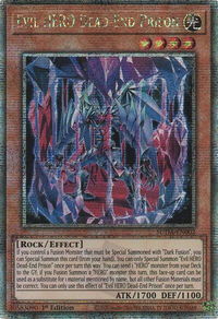 Evil HERO Dead-End Prison (Quarter Century Secret Rare) - Supreme Darkness (SUDA) #SUDA-EN002 - Quarter Century Secret Rare YuGiOh Trading Card