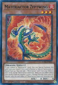 Materiactor Zeptwing - Supreme Darkness (SUDA) #SUDA-EN012 - Common / Short Print YuGiOh Trading Card