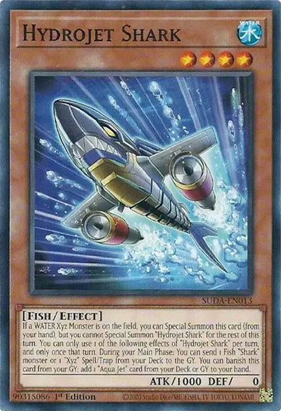 Hydrojet Shark - Supreme Darkness YuGiOh trading card