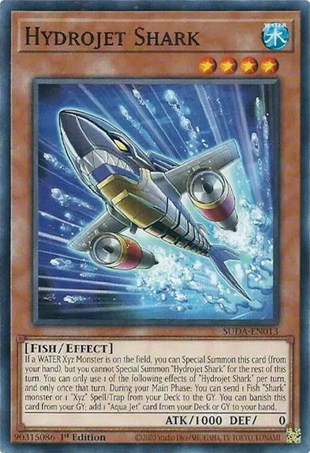 Hydrojet Shark - Supreme Darkness YuGiOh trading card
